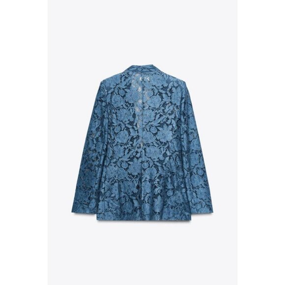 ZARA LACE BLAZER - Picture 6 of 7